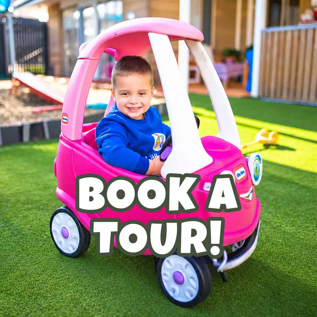 Child enjoying outdoor play at Little Stars Ferntree Gully